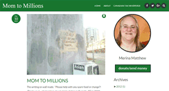 Desktop Screenshot of momtomillions.com